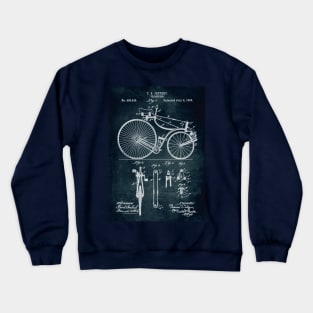 Velocipede patent Crewneck Sweatshirt